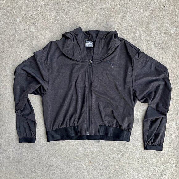 Puma Soft Sport Drapey Hooded Zip Up Jacket - Picture 9 of 14